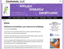 Tablet Screenshot of circholistic.com